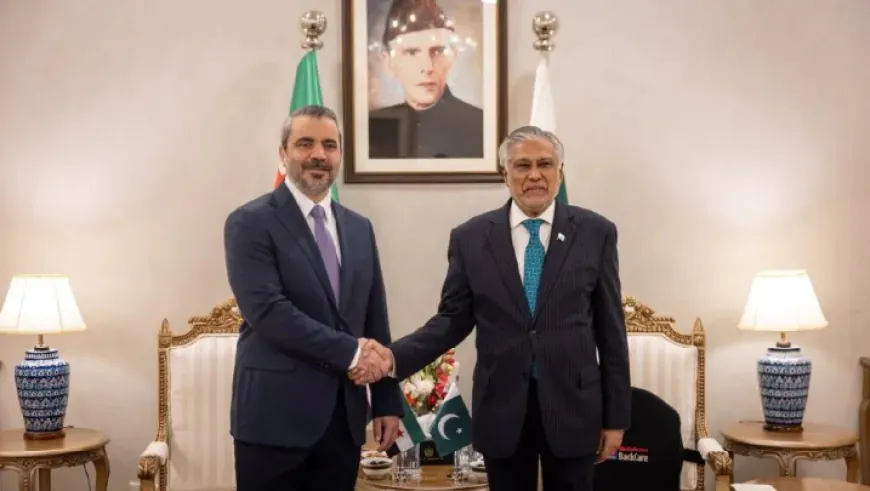 Al-Shibani, Ishaq Dar discuss expanding Syria-Pakistan cooperation