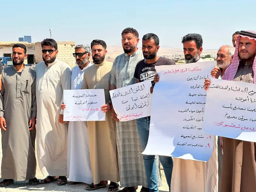 Protests call for improved services, overdue payments