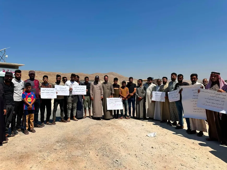 Protests call for improved services, overdue payments