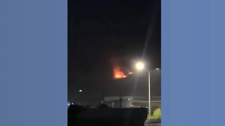 Downing of drone sparks fire near inhabited areas in the Hawler countryside