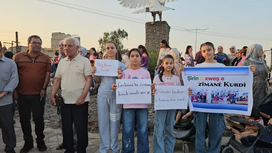Protests in Hasakah, Qamishlo reject reduction in Kurdish Language classes