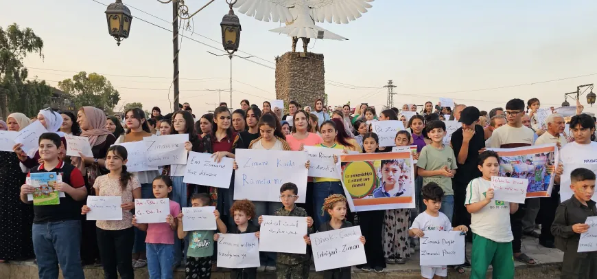Protests in Hasakah, Qamishlo reject reduction in Kurdish Language classes