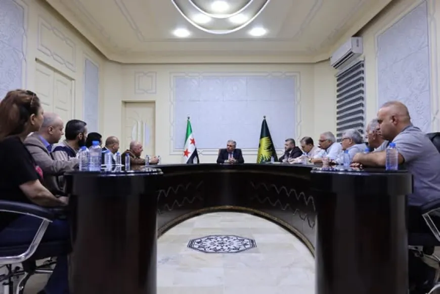 Hasakah Governor discusses mechanisms to end circulation of old Syrian currency