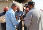 Humanitarian initiative in Tal Tamr helps residents exchange currency to buy bread