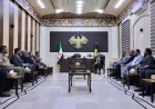 Meeting between Governor of Hasakah some district, subdistrict directors in Jazira area