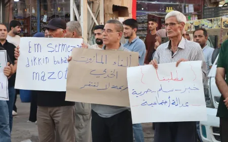 Protests in Qamishlo demanding fuel subsidies, lower prices