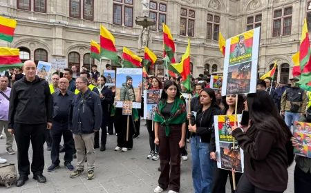 Demonstration in Vienna over crimes against Kurds in Rojava