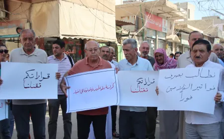 Protests in Hasakah, Amuda over fuel prices 
