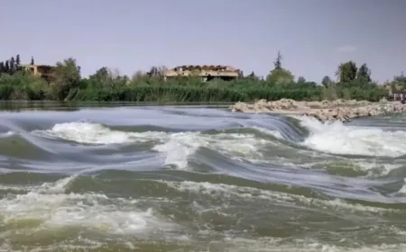 Rising water levels of Euphrates threaten new areas in Deir ez-Zor