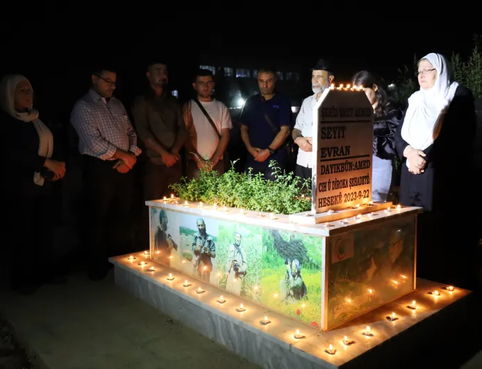 Journalists, comrades of Martyr Seydo Afran commemorate 3rd of his martyrdom