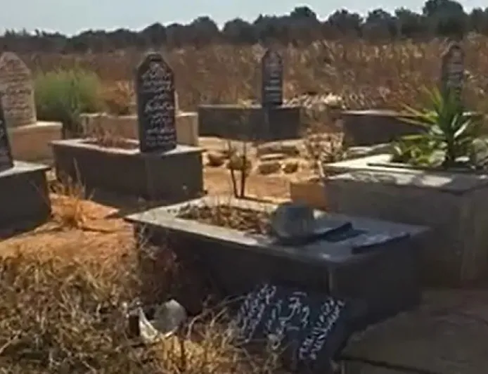 Grave marker vandalism at Homs cemetery enrages residents