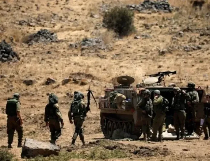 Israeli Incursion onto hills surrounding Beit Jinn in rural Damascus