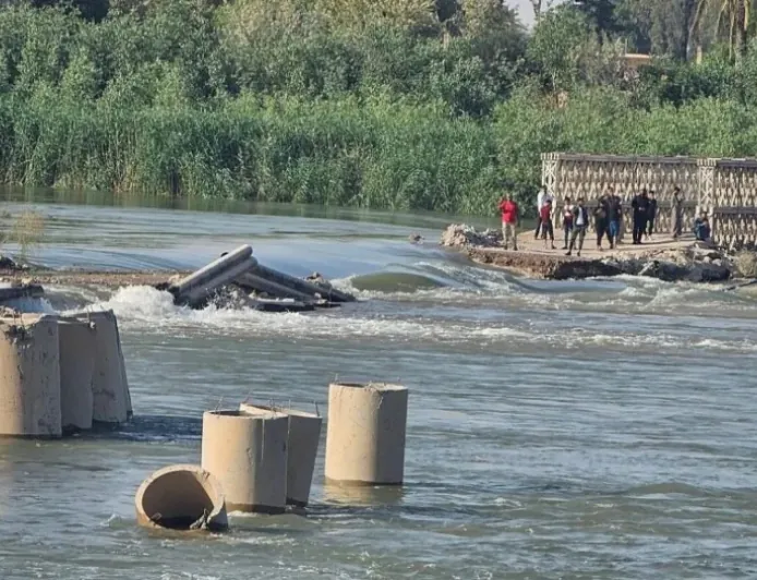 Euphrates rises in Deir ez-Zor, flooding farmland
