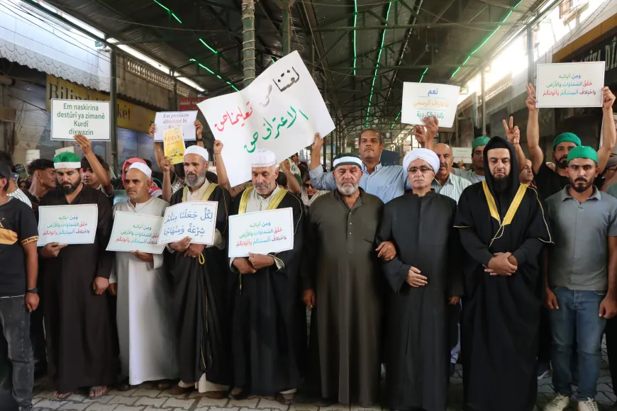 Mass protest in Kobani to defend mother-tongue education