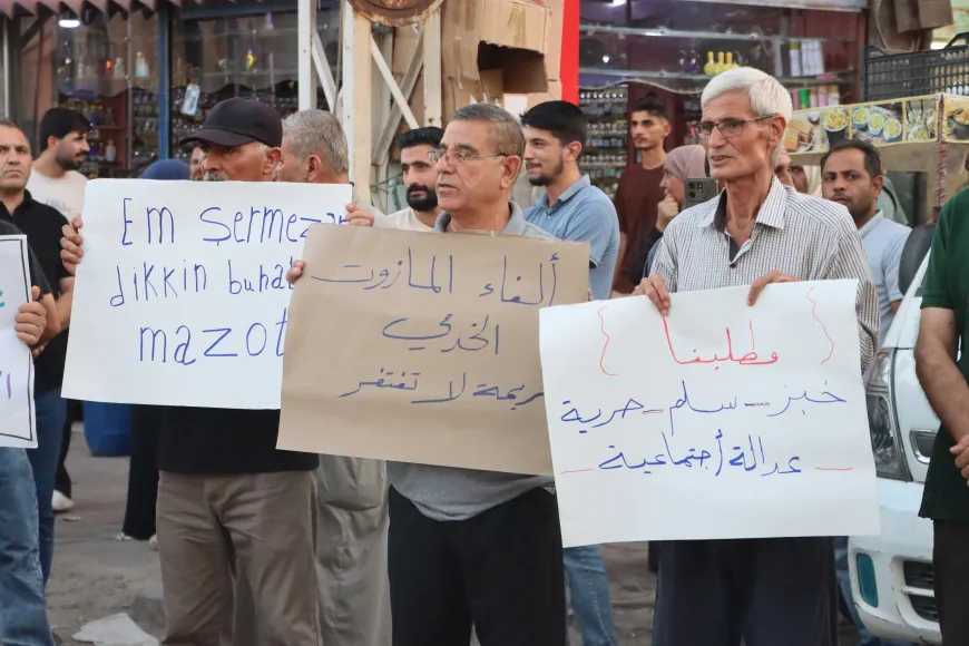 Protests in Qamishlo demanding fuel subsidies, lower prices