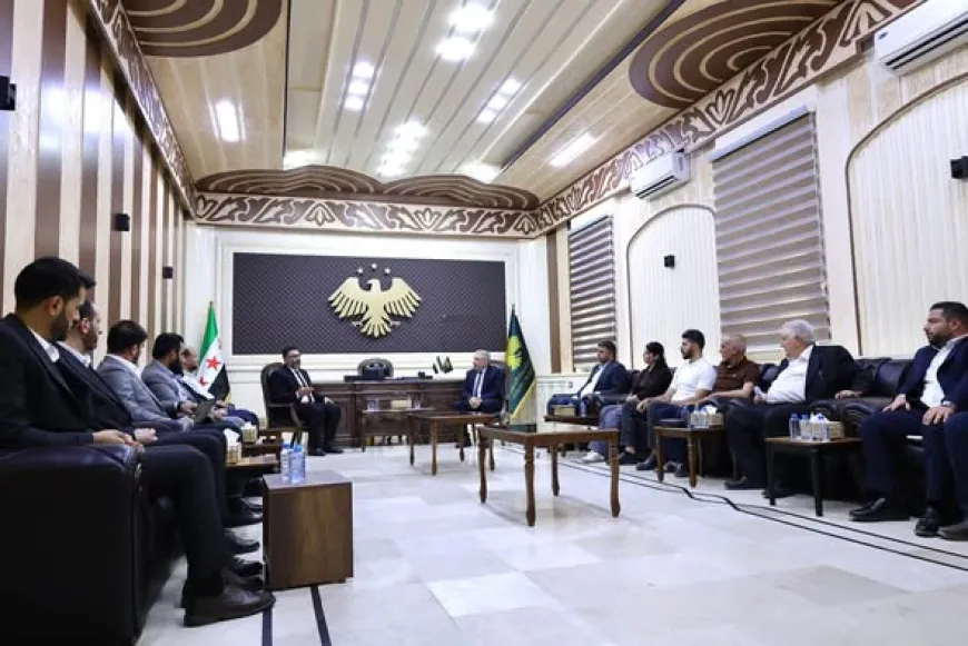 Hasakah Governor discusses reactivating Syrian trading corporation’s operations in province