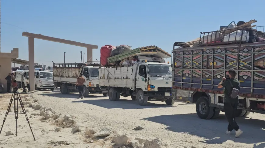 Second convoy of Serêkaniyê IDPs departs for their villages