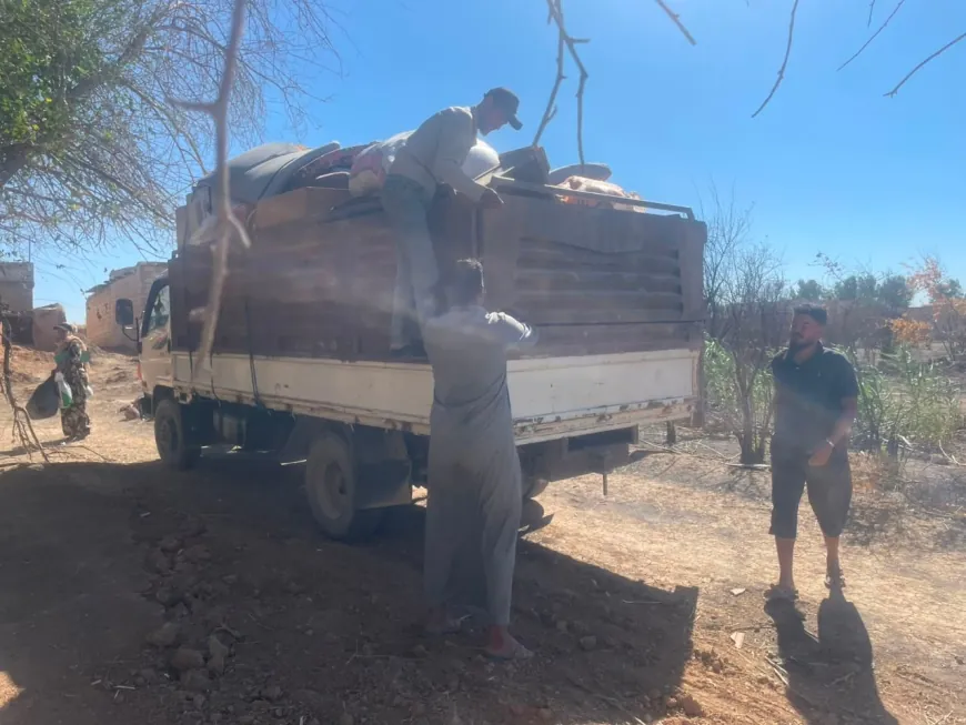 IDPs arrive at their homes in villages of Serekaniye