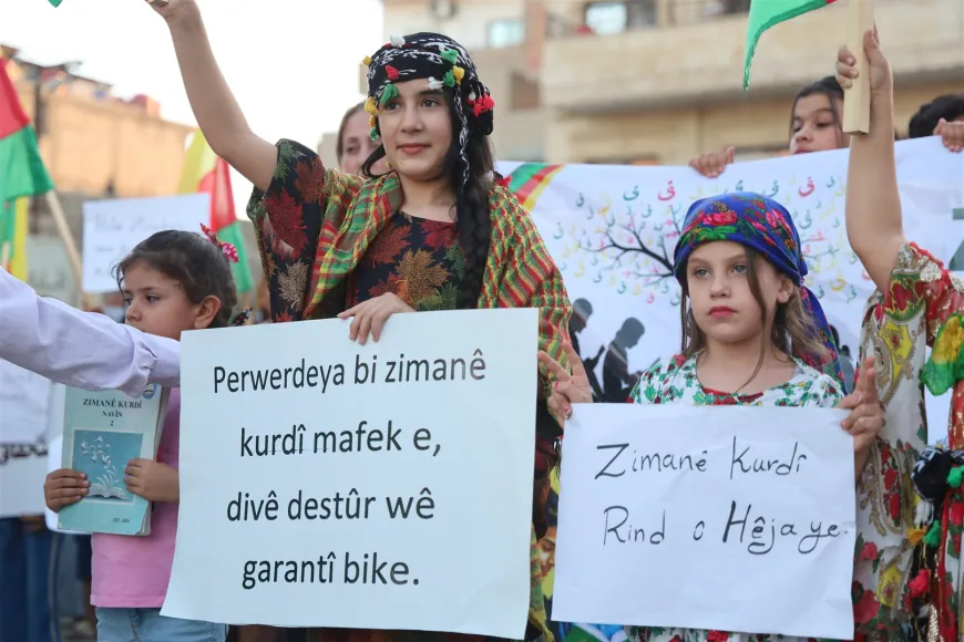 Hasakah residents and students demand right to education in Kurdish