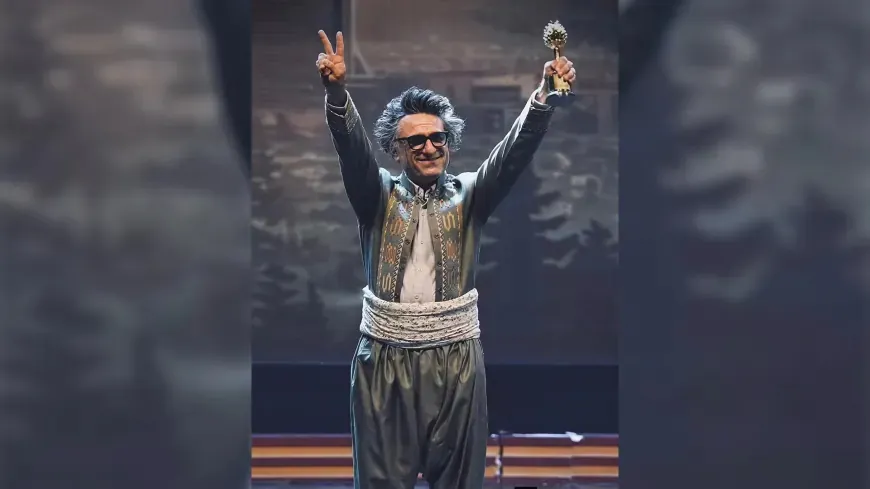 Mahmoud Barazi musician honored at Sulaymaniyah film festival