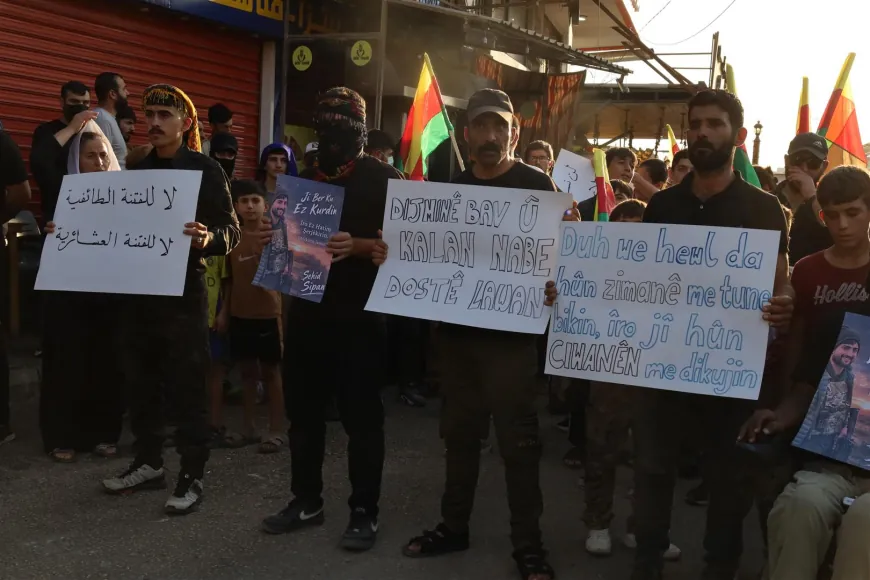 Popular protests in Hasakah cities condemn Sipan’s martyrdom and demand accountability