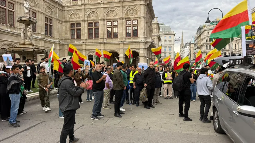 Demonstration in Vienna over crimes against Kurds in Rojava