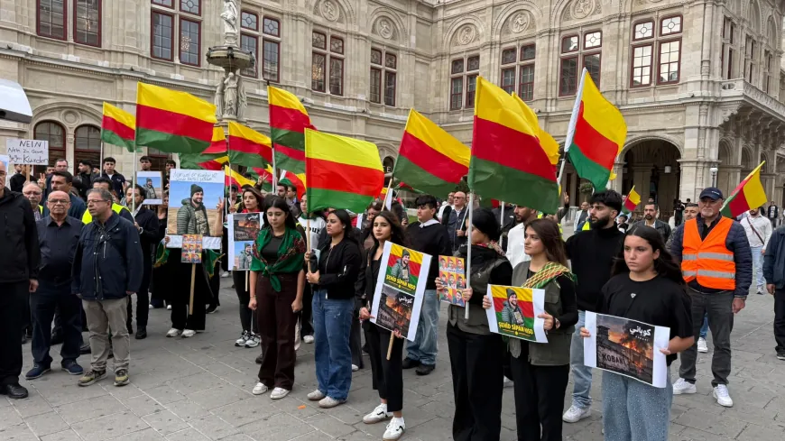 Demonstration in Vienna over crimes against Kurds in Rojava