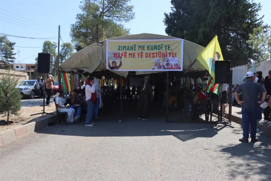 Sit-in in Derik, protest in Amuda against restrictions on Kurdish education