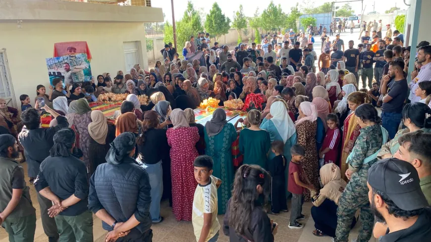 Thousands mourn, bid farewell to Kobani Prison martyrs