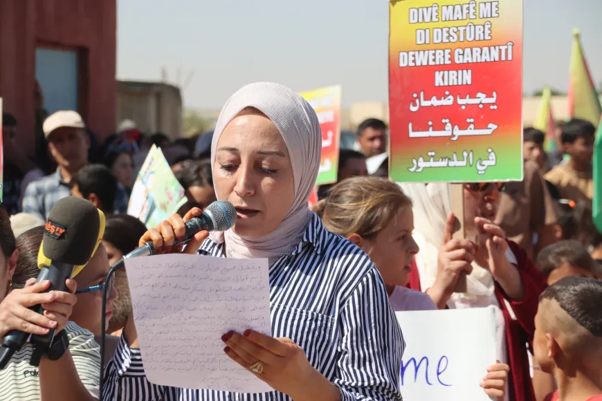 Dêrik sit-in continues, Amuda protest rejects Kurdish education limits