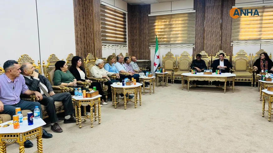 Mazloum Abdi Affirms during meeting with parties efforts to guarantee Education in mother tongue