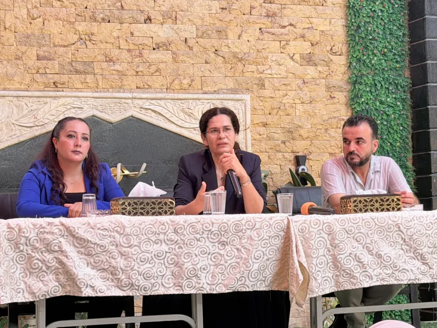 Ilham Ahmed discusses integration, future of Kurdish Language with educational staff in Aleppo
