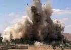 Explosion rocks Palmyra amid warplane overflights