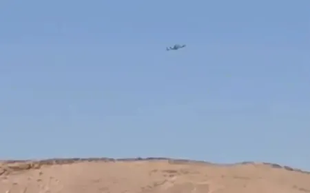Low-flying warplane spotted over Palmyra