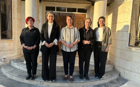 DEM Party Municipal delegation from N. Kurdistan arrives in Rojava