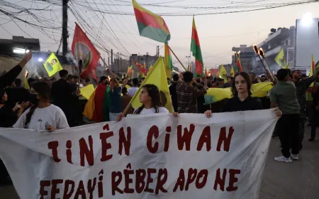 Qamishlo youth condemn international conspiracy against leader Ocalan