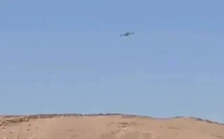 Israeli reconnaissance aircraft flies over Daraa