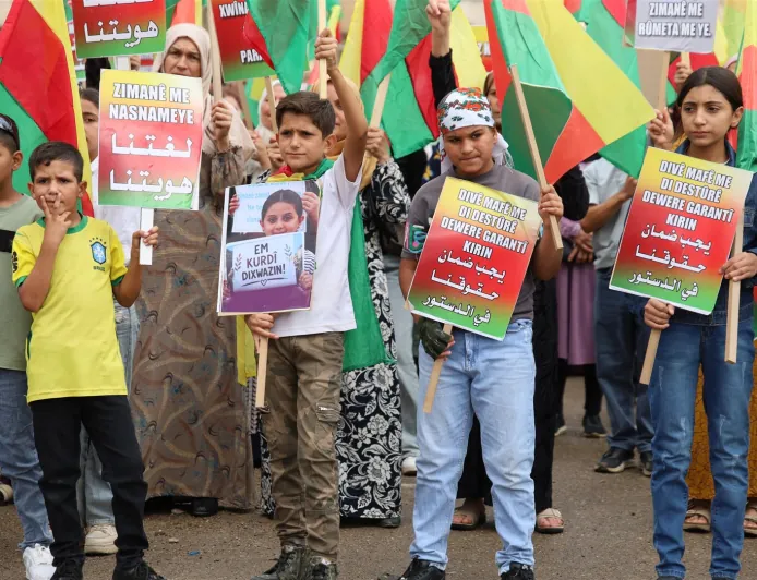 Qamishlo, Hasakah residents: Burning Kurdish flag is attack on revolution's gain