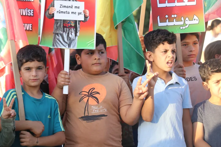 Amuda residents continue protests demanding Kurdish-Language education