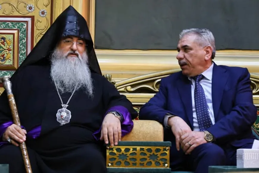 Hasakah Governor meets Armenian Orthodox Archbishop of Aleppo