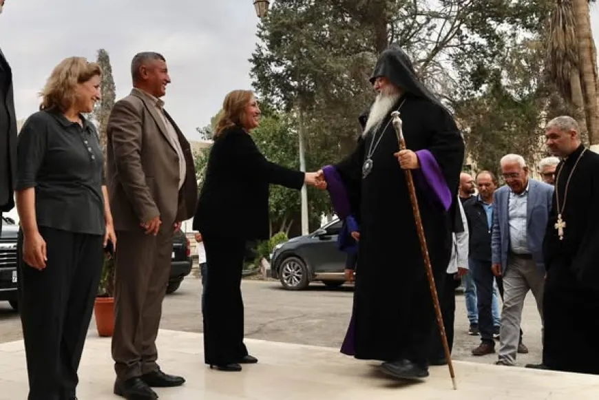 Hasakah Governor meets Armenian Orthodox Archbishop of Aleppo
