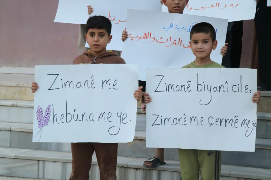 Tel Tamer and Amuda hold events in support of Kurdish Language