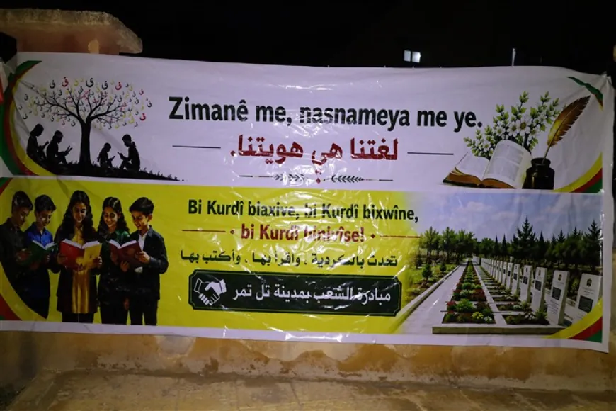 Tel Tamer and Amuda hold events in support of Kurdish Language
