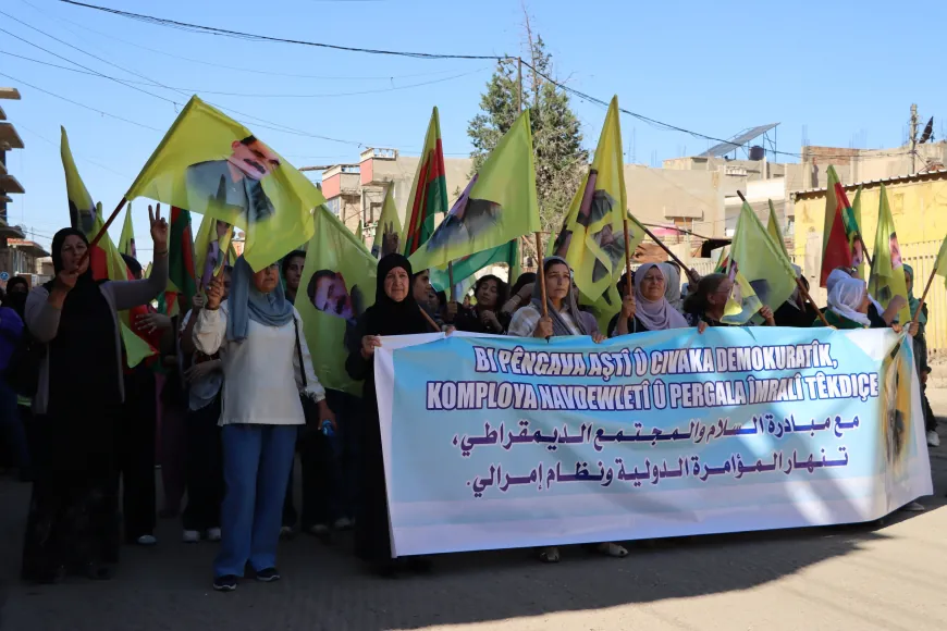 Protests in Jazira condemn international conspiracy against Leader, demand his freedom, Kurdish rights