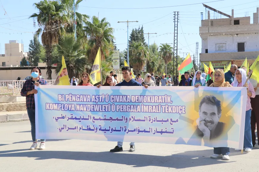 Protests in Jazira condemn international conspiracy against Leader, demand his freedom, Kurdish rights