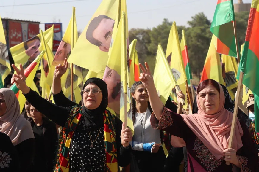 Protest in Girkê Legê condemns international conspiracy against leader Ocalan 
