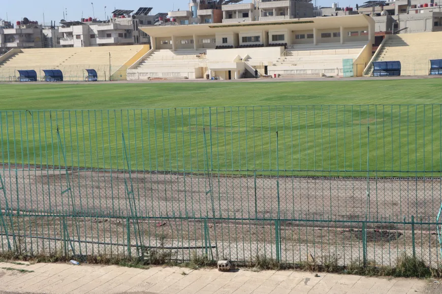  Martyrs of 12 March stadium prepares to host Syrian premier league matches after renovation