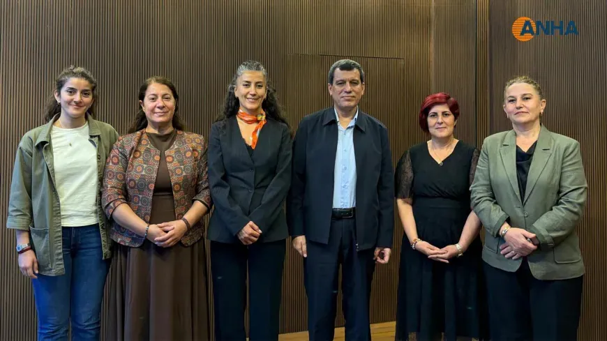 Delegation from North Kurdistan meets with Mazloum Abdi