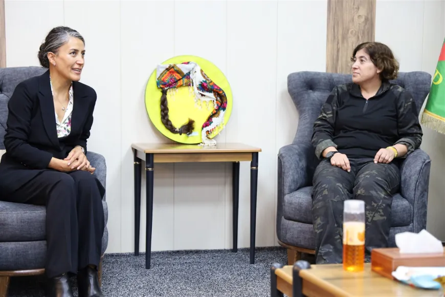 Bakur Kurdistan delegation visits Institutions and YPJ in Hasakah