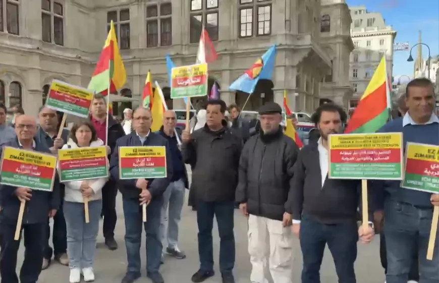 Vienna protest demands constitutional recognition of Kurdish Language